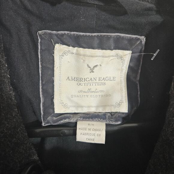 American Eagle Wool Pea Poat Size Medium - Picture 2 of 6